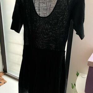 MANGO Elegant Black Dress